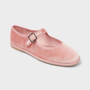 Universal Thread Pink Velvet Flats